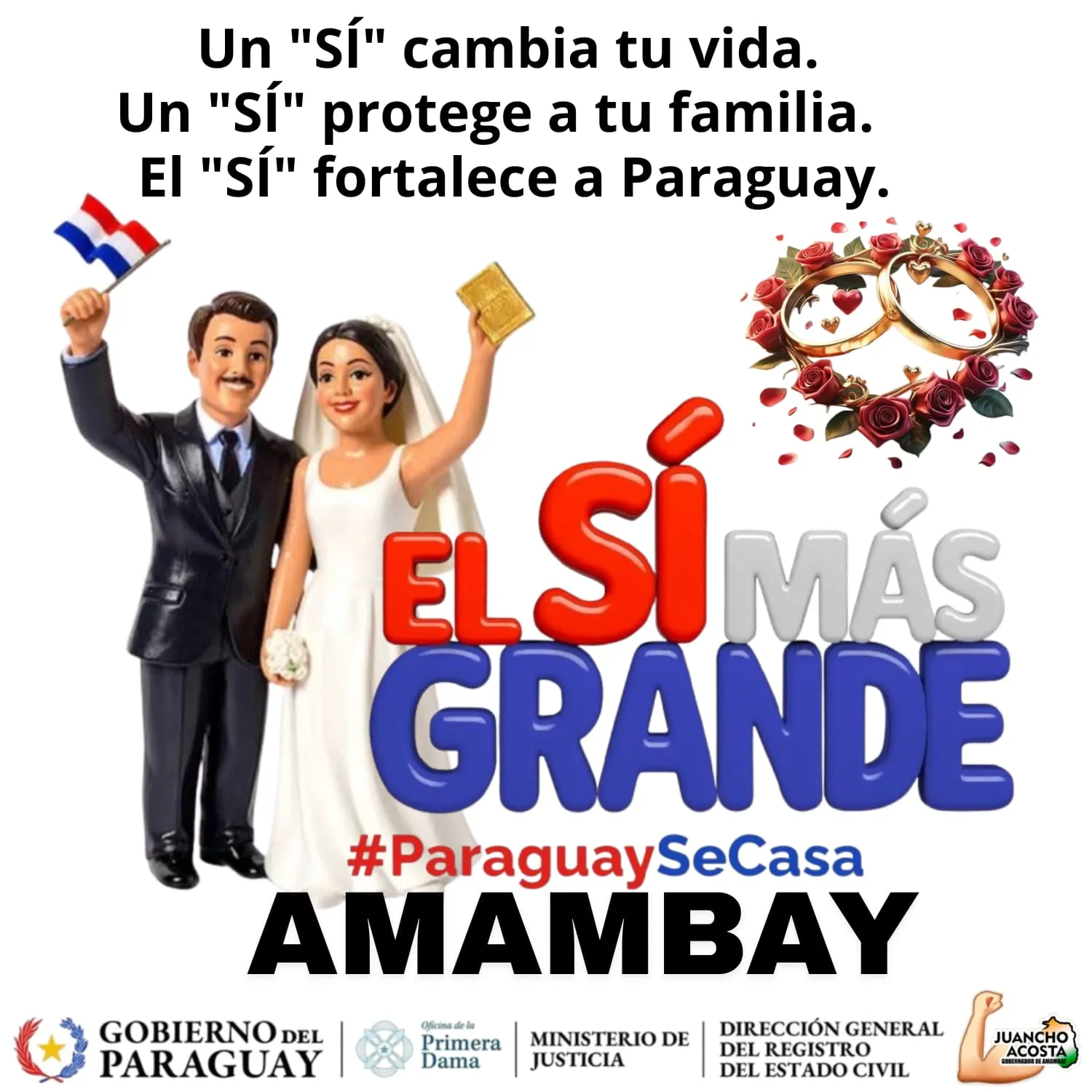 "El Sí Más Grande" llega a Amambay: Convocan a uniones masivas en "Pedro Juan se casa"