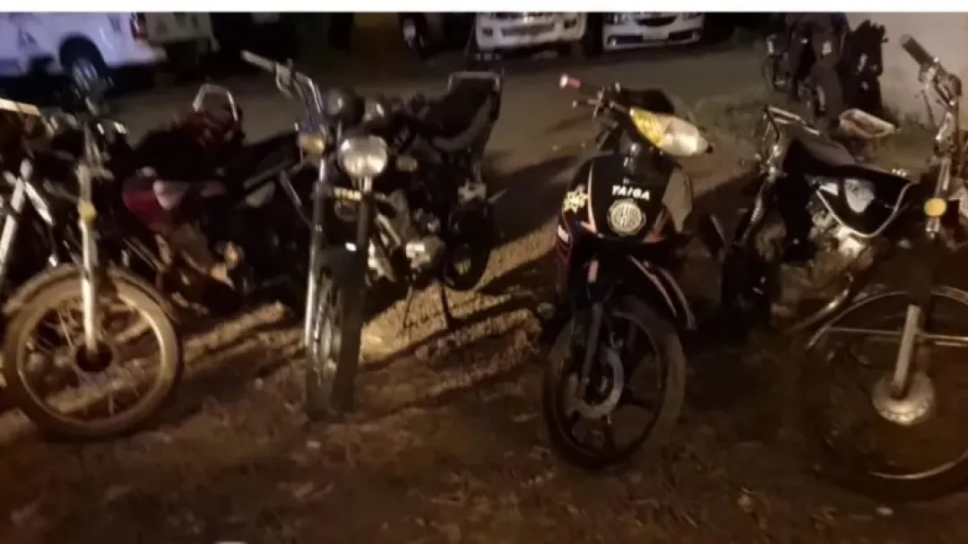 En operativo Año Paha reportan varios detenidos y varias motocicletas incautadas