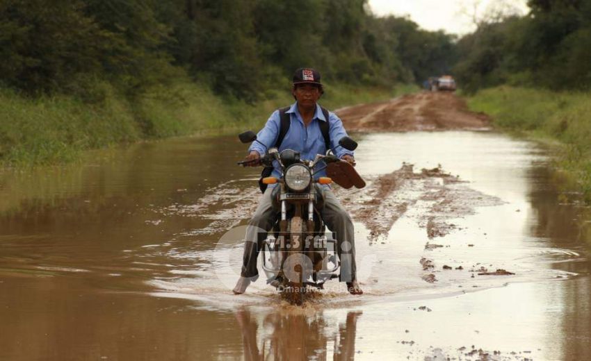 Denuncian mal estado de la ruta Bella Vista-Puentesinho