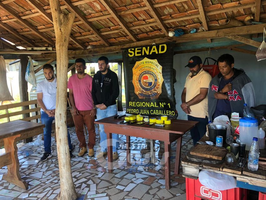 Senad incautó más de 1 tonelada de drogas en Capitán Bado
