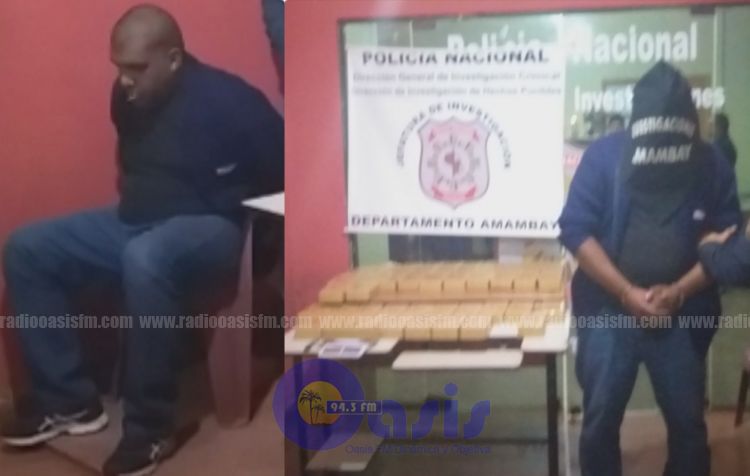 Incautan más de 50 kilos de cocaína en Pedro Juan