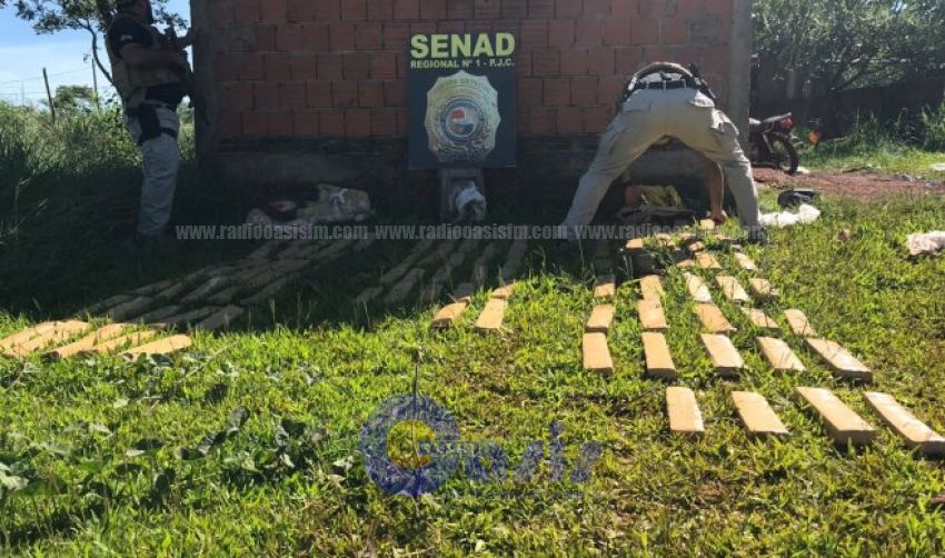 Detienen a un hombre con 75 kilos de marihuana