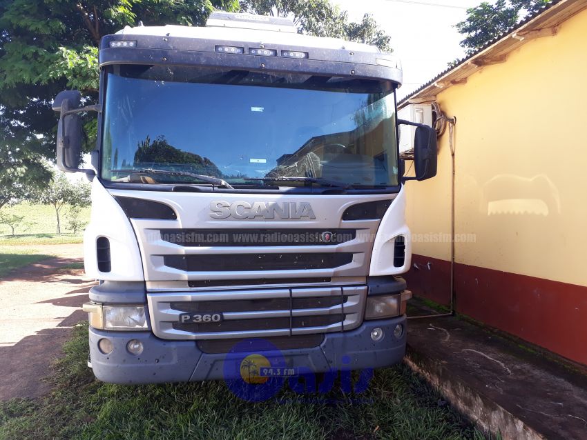 Policía Nacional recupera camión robado en Campo Grande