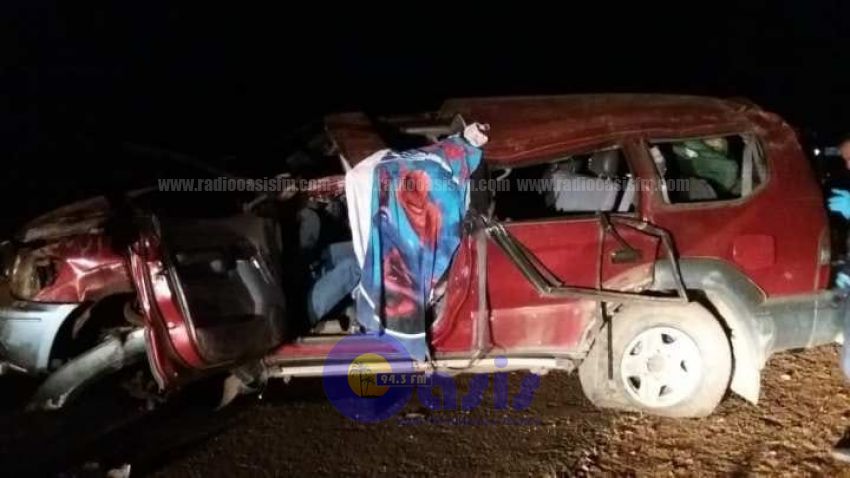 Tres muertos en vuelco de vehículo sobre ruta 3