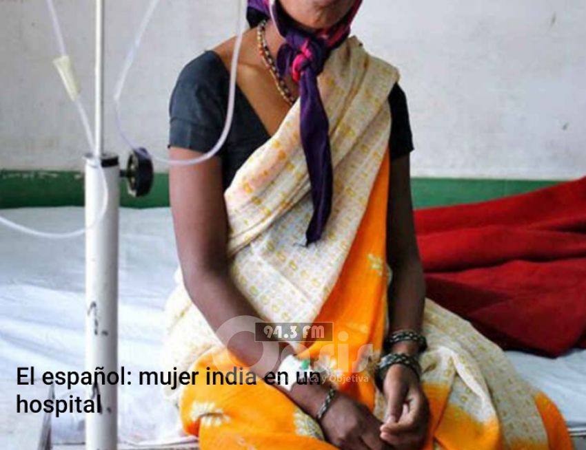 Una mujer con cáncer en sus testículos 