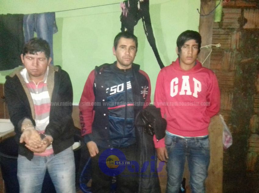 Detenidos niegan tener participación en robo de moto en Pedro Juan