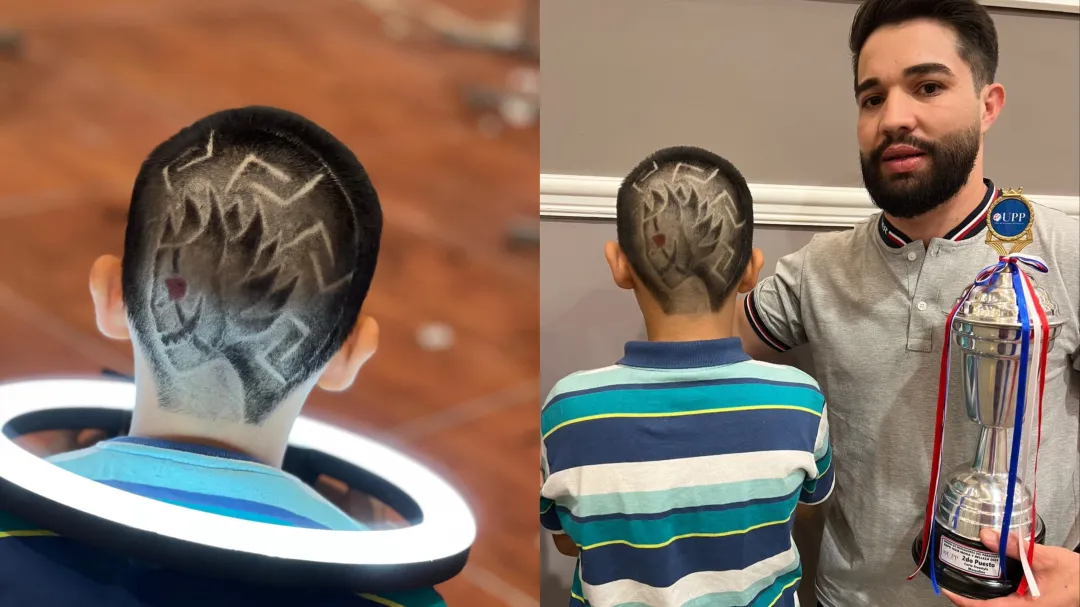 Barbero y emprendedor pedrojuanino, uno de los mejores del país en su rubro