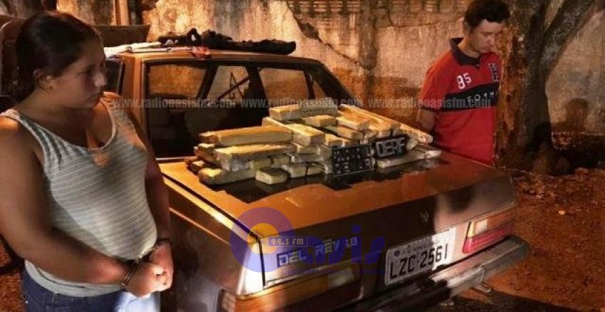 Pareja paraguaya fue detenida en el centro de Ponta PorÍ£  con marihuana