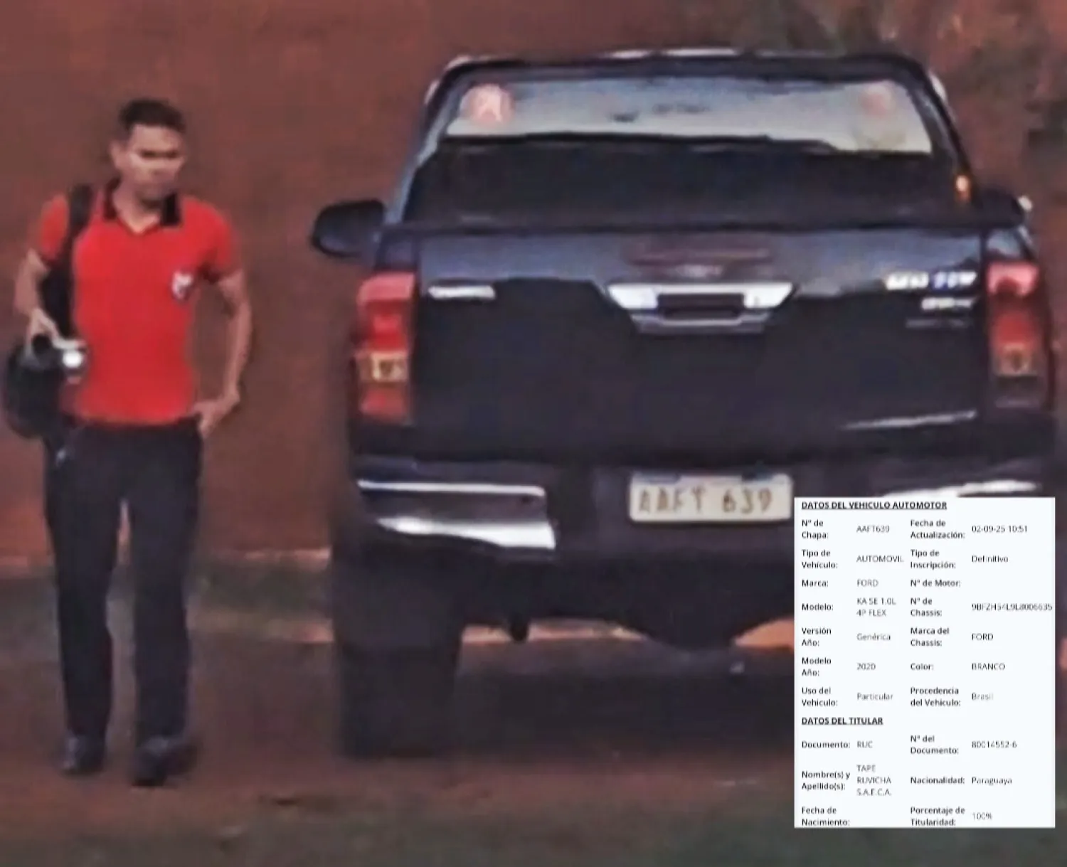 Graves denuncias contra director de colegio y policía activo en Fortuna Guazú por supuestas irregularidades y uso de vehículo presuntamente robado