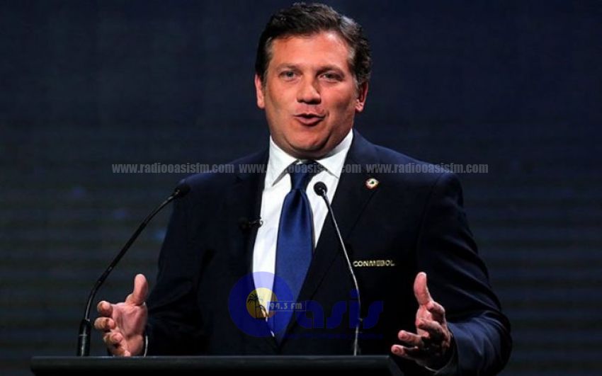 Presidente de la Conmebol no descarta accionar contra periodista argentino