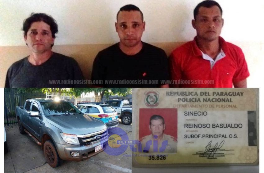 Ponta Pora:Tres  fueron detenidos  y un Policía paraguayo retirado  se fugó luego de una persecución