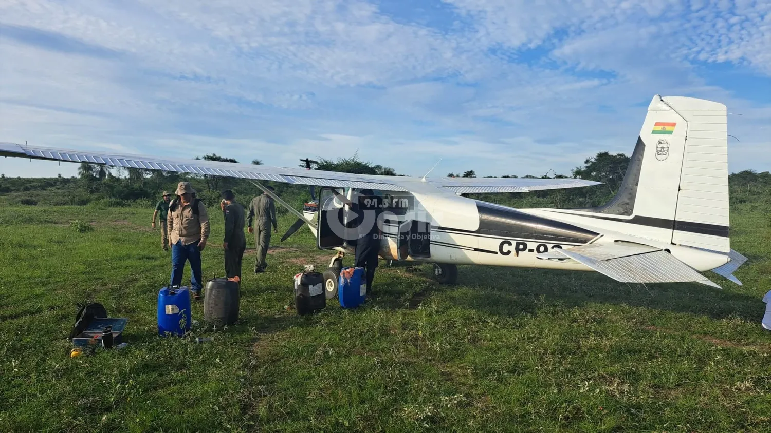 Interceptan y Capturan presunta narco avioneta en Concepción