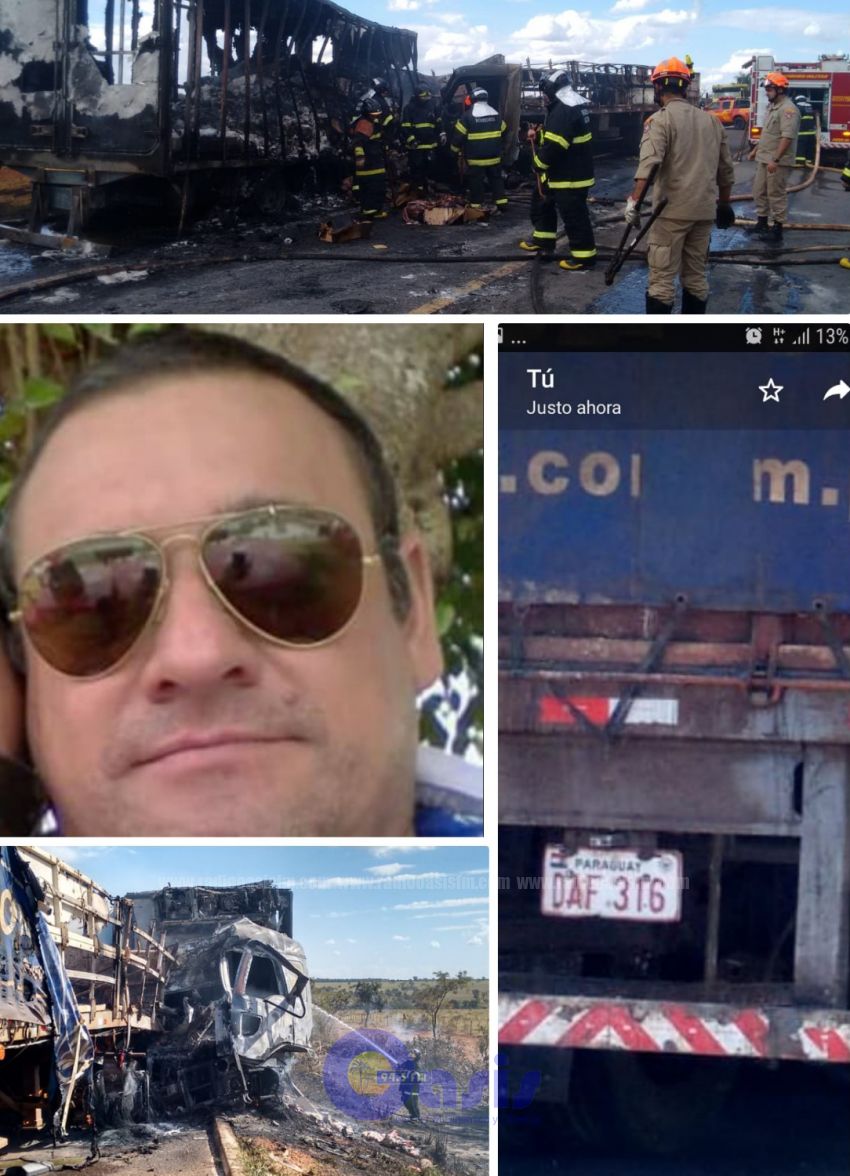 Camionero Pedrojuanino sufre accidente en Brasil