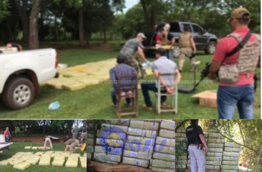 Senad incauta más de una tonelada de marihuana en Itapúa