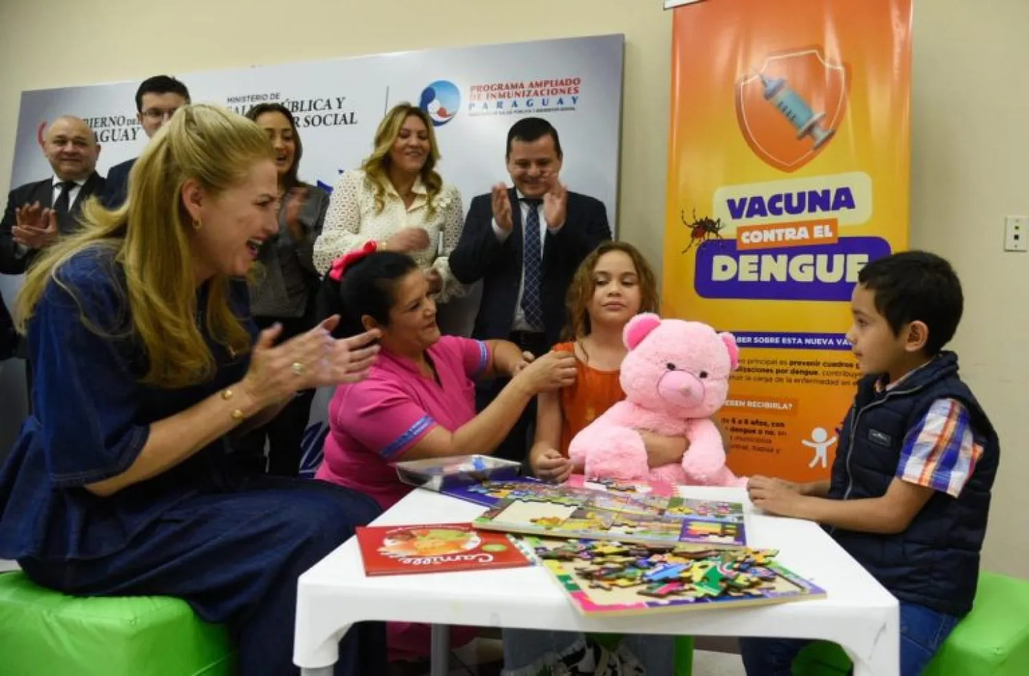 Paraguay inicia campaña de vacunación contra el dengue para niños de 6 a 8 años