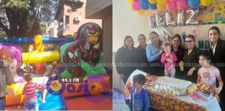 Festejan día del niño en el Ministerio de la Defensa de Pedro Juan