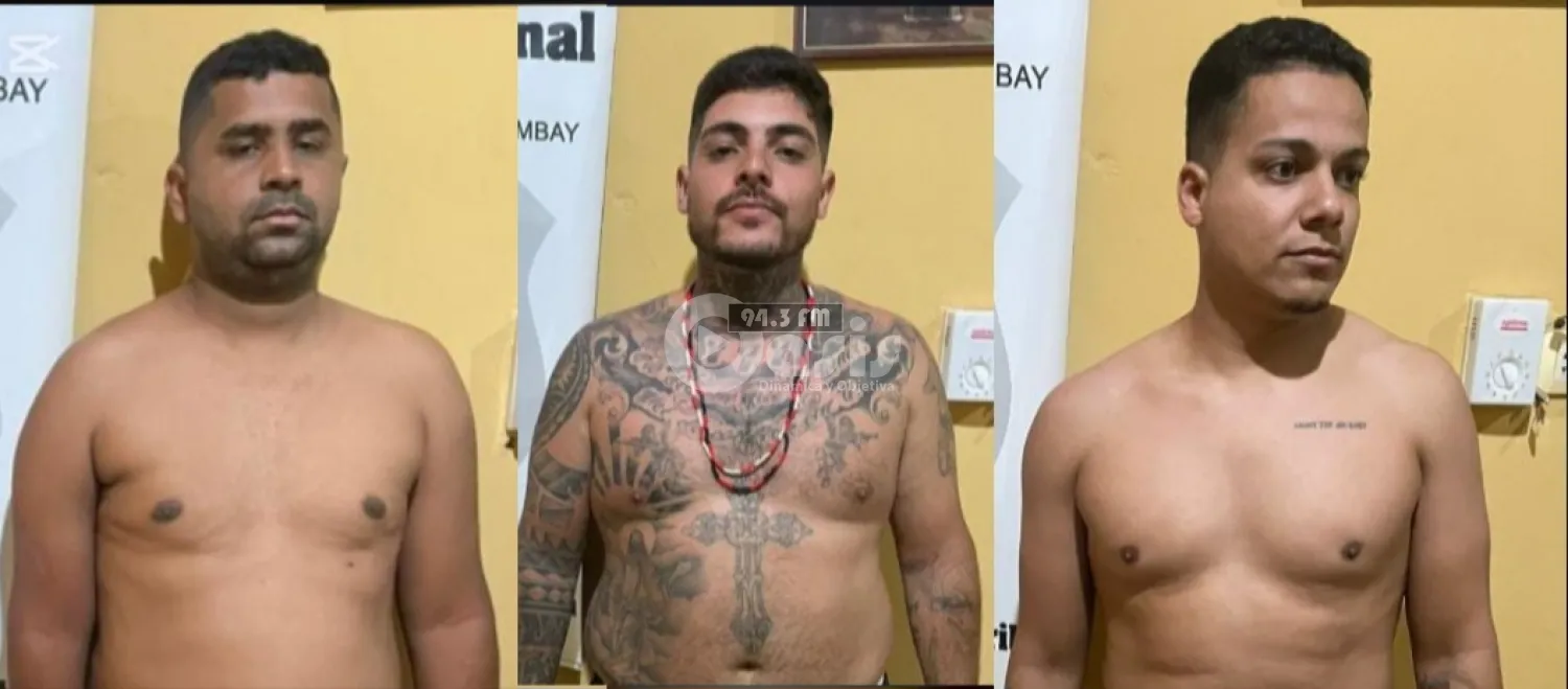 Detienen a tres peligrosos brasileños con procesos por narcotráfico y homicidio en Pedro Juan