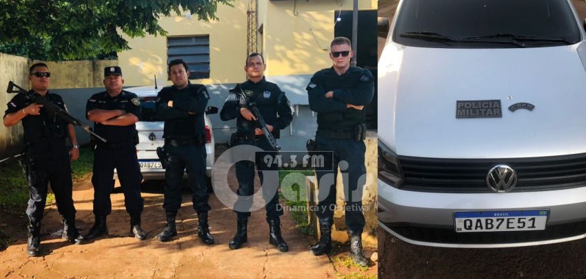 Policía Nacional recupera vehículo robado en Ponta Porá 