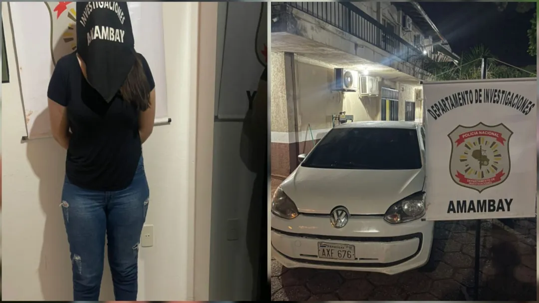 Detienen a una mujer que conducía un rodado presuntamente involucrado en caso de hurto