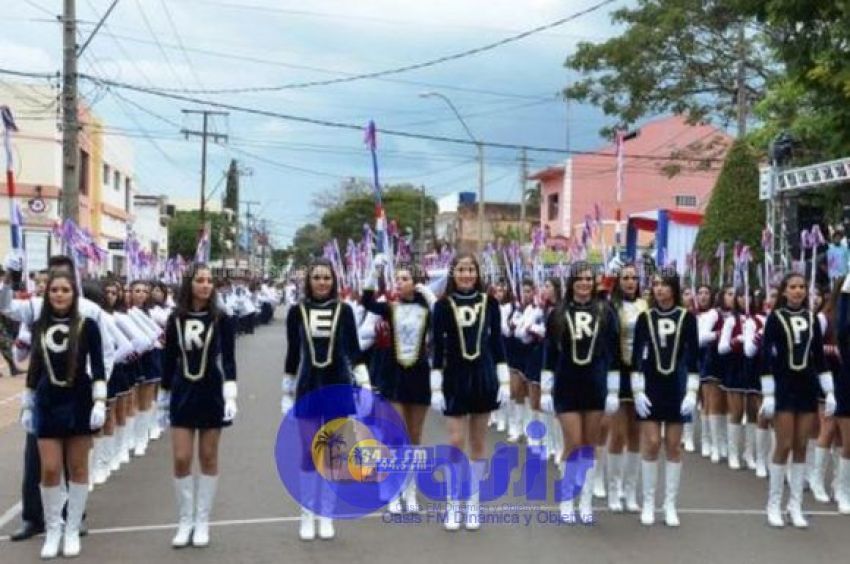 Mañana se realizará el desfile homenaje a la Patria en  Pedro Juan