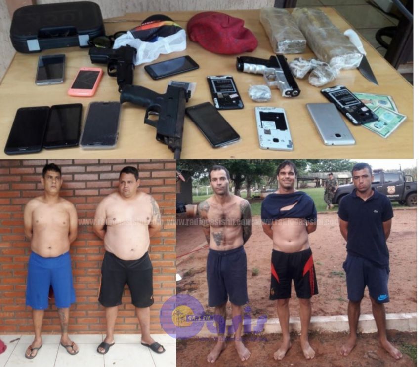 Detienen a 5 criminales del PGC