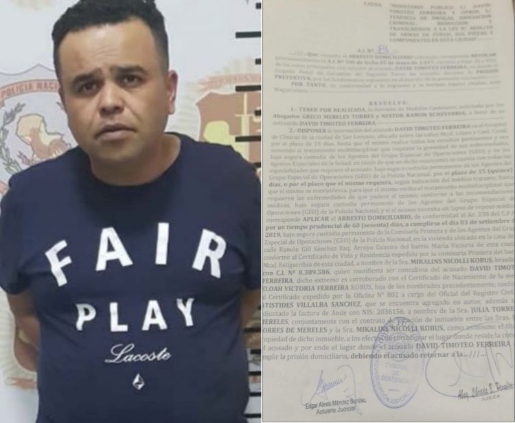 Jueza de Pedro Juan ordena internar a supuesto líder del PCC