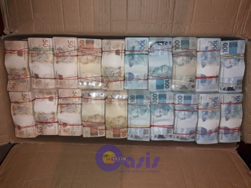 Incautan dinero brasileño de dudosa procedencia