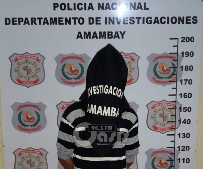 Detienen a una persona relacionada a un homicidio en Pedro Juan 