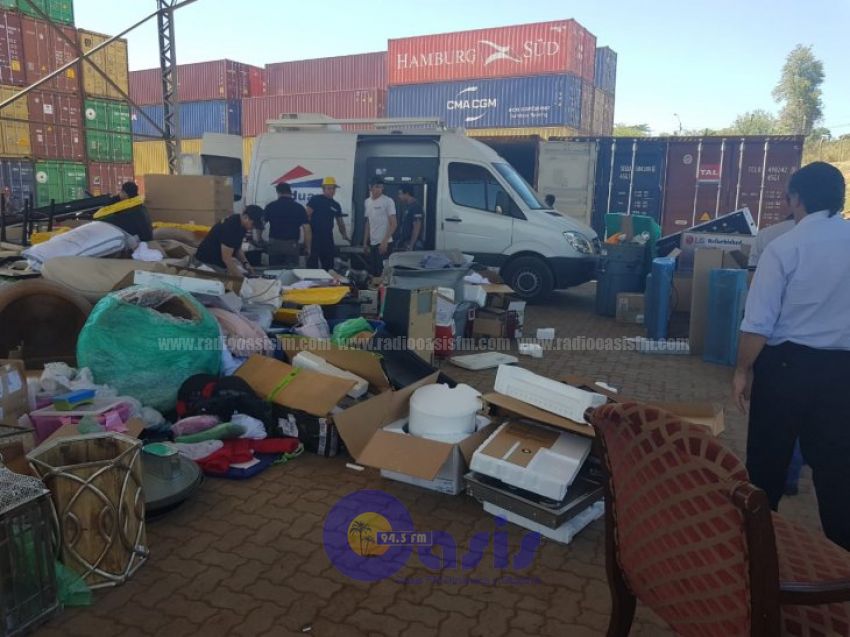 Operativo Berilo: Verifican contenedor en puerto Caacupemí