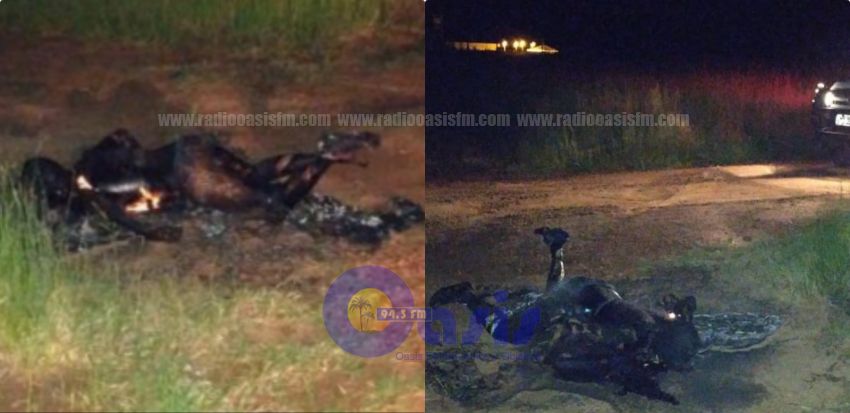 MACABRO: Asesinan y queman a un hombre  en la frontera