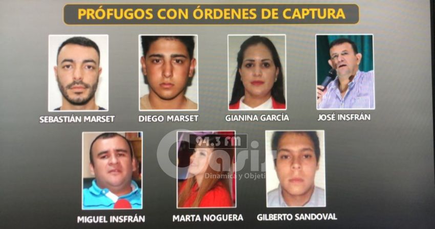 Jueza ordenó captura internacional de prófugos de la operación Ultranza Py
