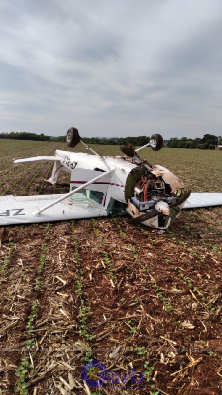 Cae avioneta de practica en zona de Zanja de Pyta