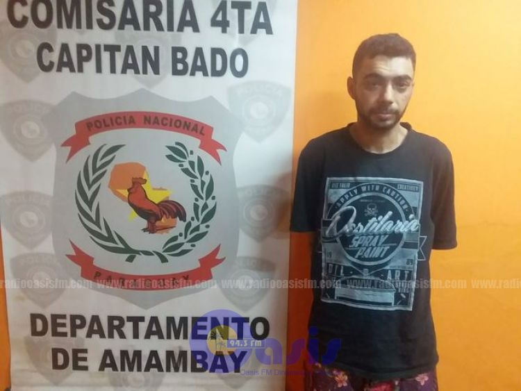 Detienen a presunto sicario del Comando Vermelho en Capitán Bado