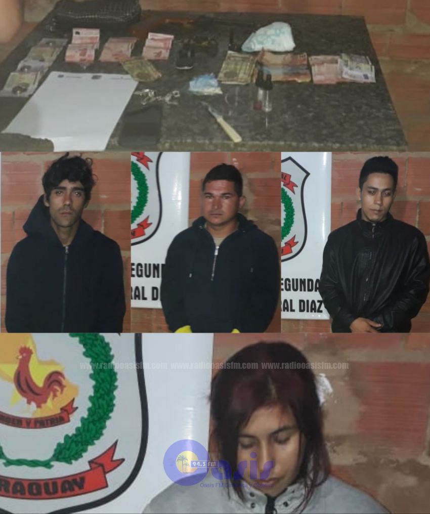 Policía incauta 8 motocicletas, detienen a 4 personas en allanamiento en Pedro Juan