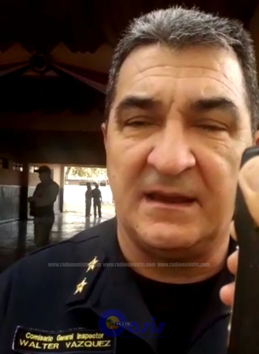 Comandante de la Policía Nacional realiza reunión en Pedro Juan