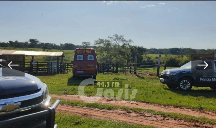 Invaden estancia y matan a tiros de fusil al propietario en Amambaí MS