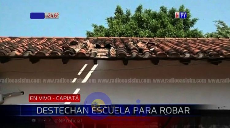 Malvivientes destecharon escuela para entrar a robar