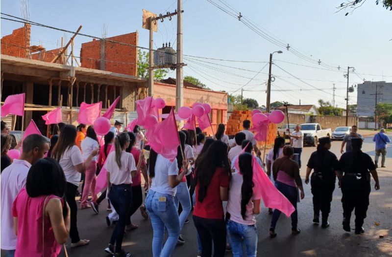 Caminata rosa por el día de la prevención contra el Cáncer de mama