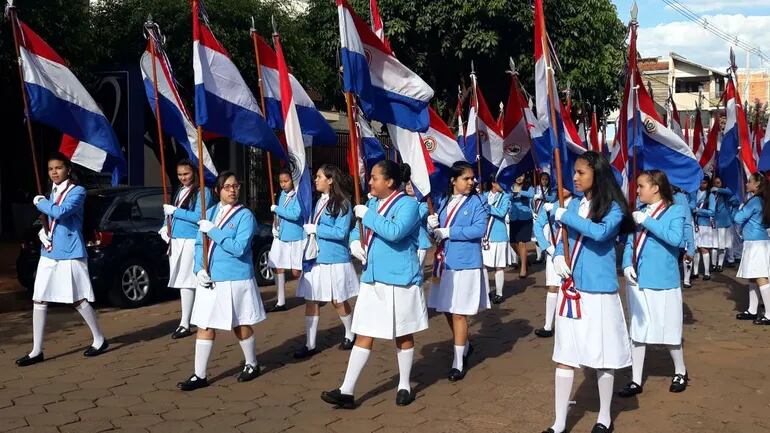 Todo listo para el desfile 2024 en Pedro Juan Caballero