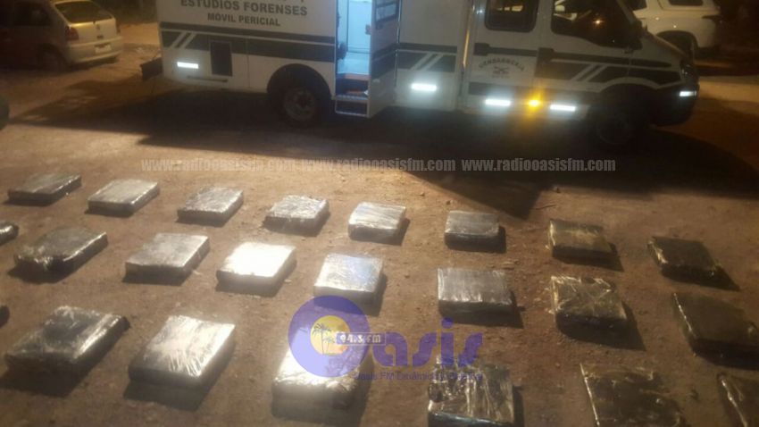 Caen droga y chofer paraguayos