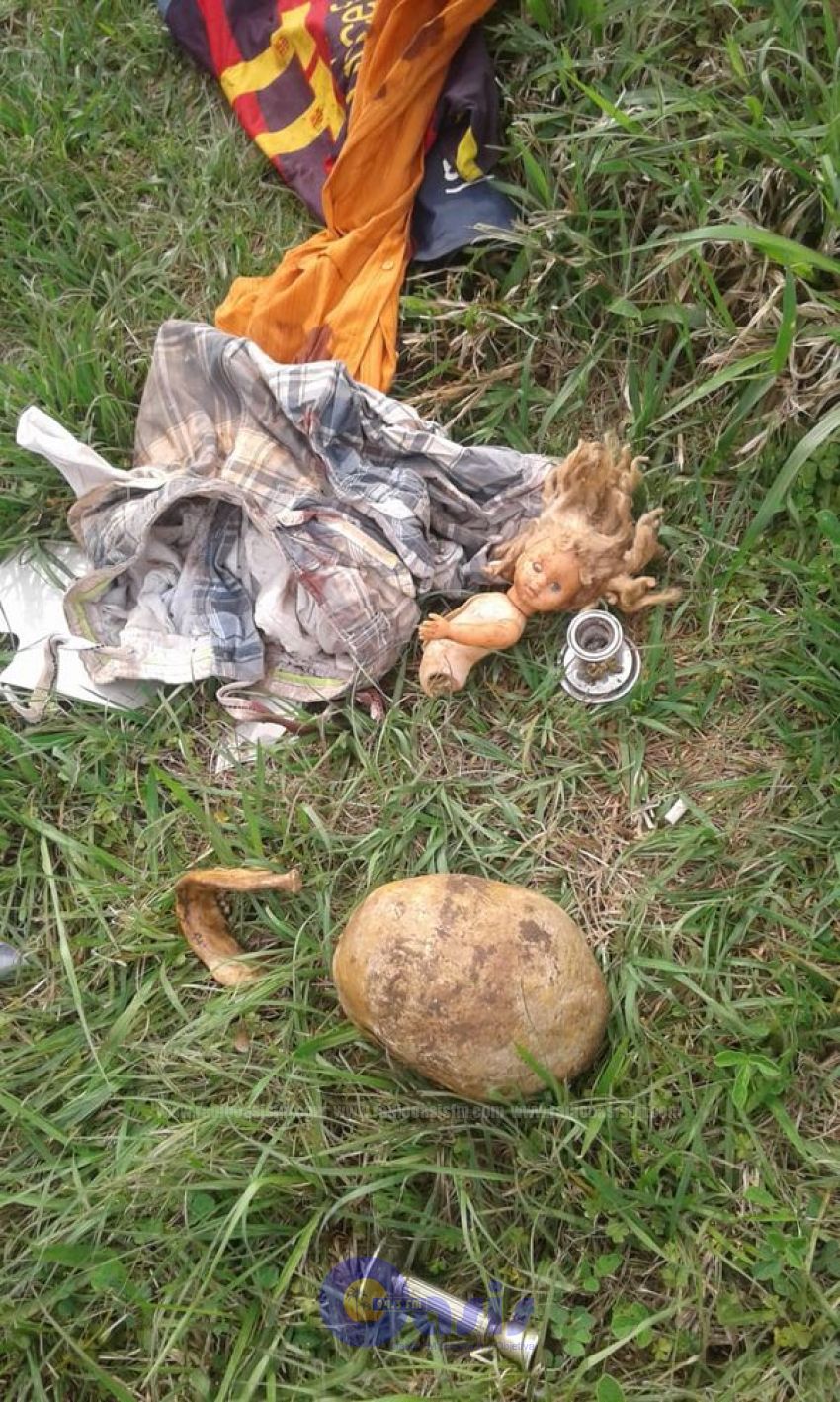 Hallan cráneo humano en baldío de Minga Guazú