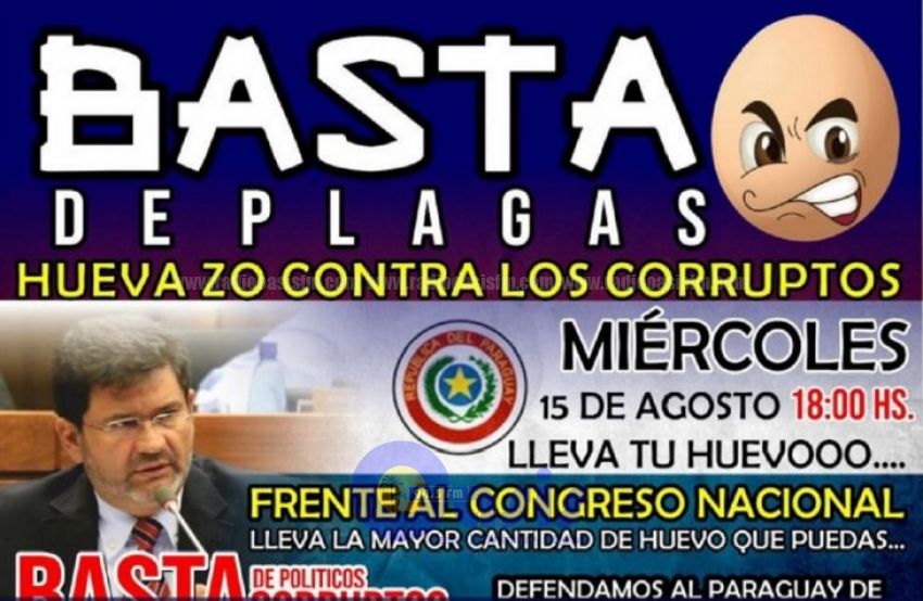 Convocan a protesta con huevazos el mismo día en que asume Marito