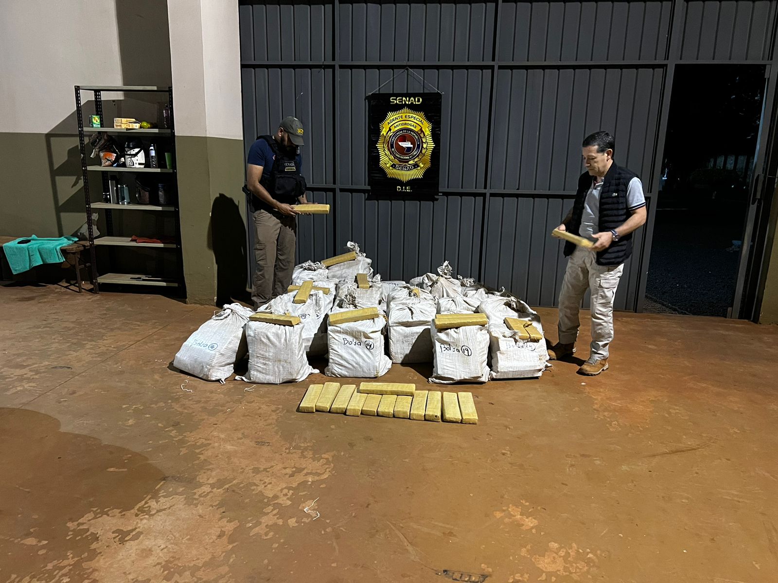 Senad incauta 601 kilos de supuesta marihuana