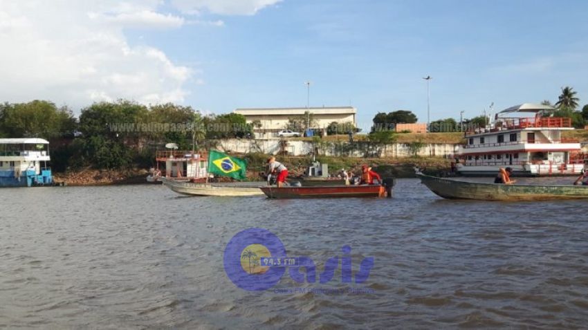 Cierran río contra reducción de transporte de pescado que impondrá Brasil