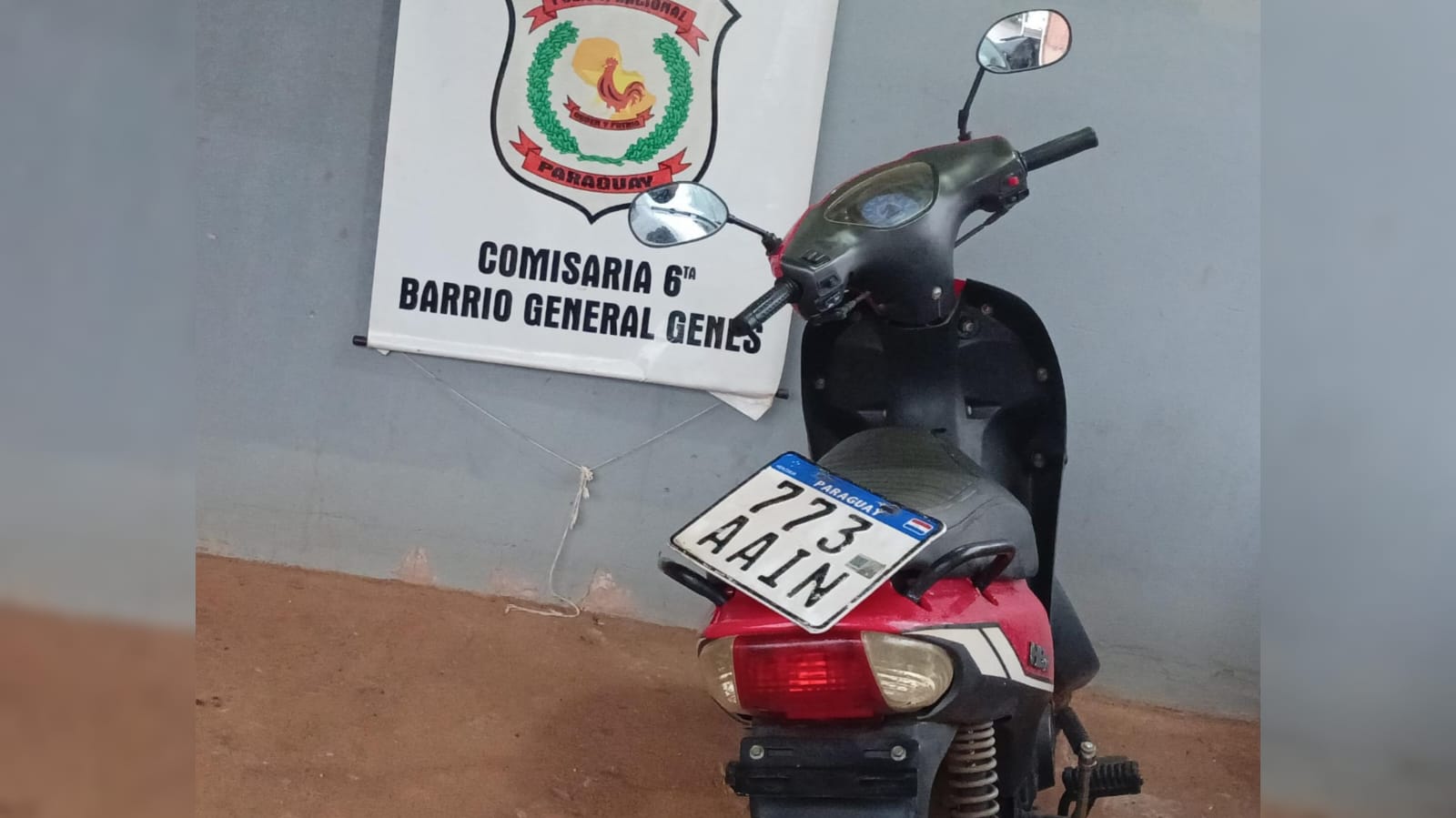 Estudiante de medicina logra recuperar su motocicleta hurtada