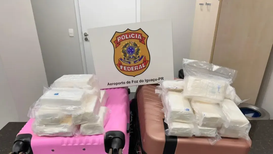 Dos pasajeras paraguayas fueron detenidas con más de 8 kilos de cocaína en Foz de Iguazú