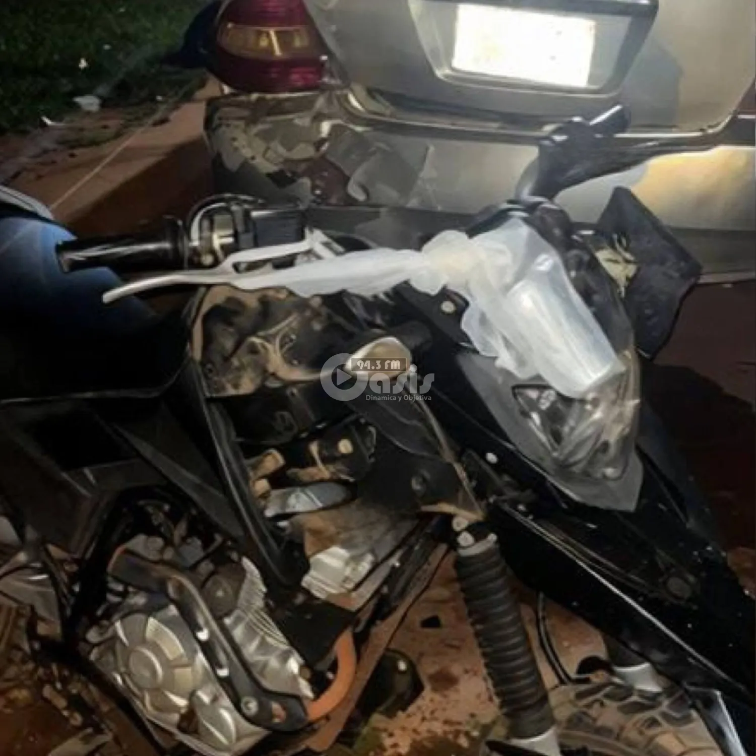 Aprehenden a motociclista con alcotest positivo tras choque en San Juan Neuman