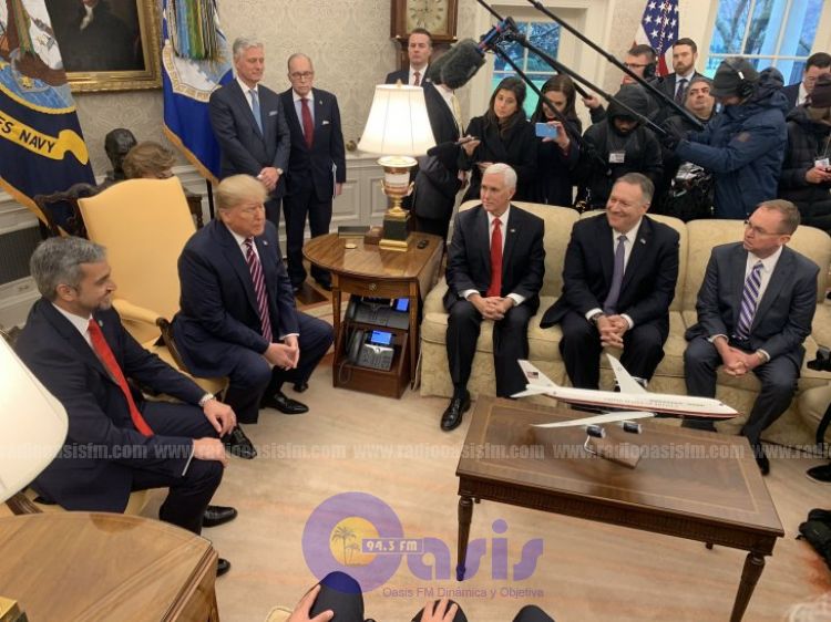 Mario Abdo se reúne con Donald Trump en EEUU