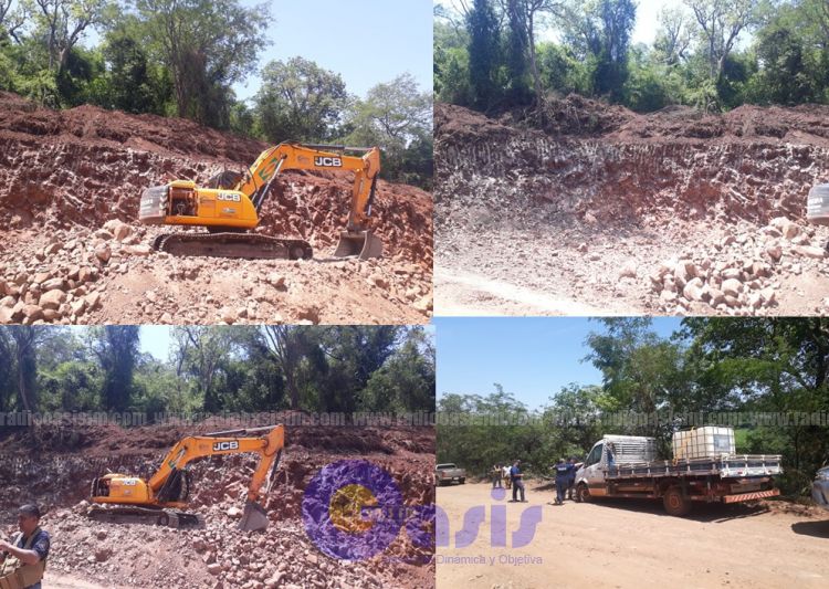 Detienen a 5 personas por extracción ilegal de piedras en el Cerro 21