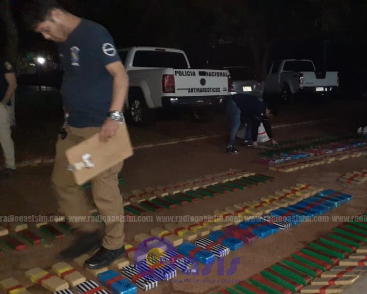 Interpol  de Pedro Juan incauta 363 kilos de marihuana